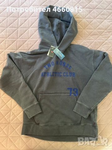 НОВ Оригинален мъжки суичър , худи  LEVI'S `s Левайс Hoodie размер L (става и за M) ,подх. за подаръ