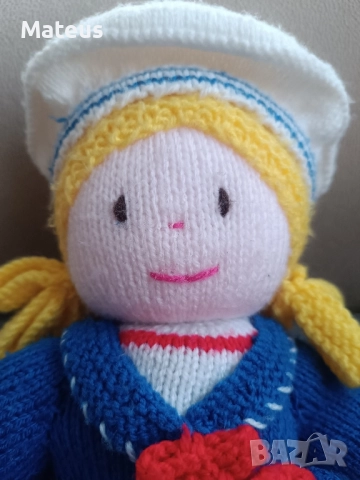 Плетена моряшка кукла Шерлот, снимка 6 - Кукли - 51457231