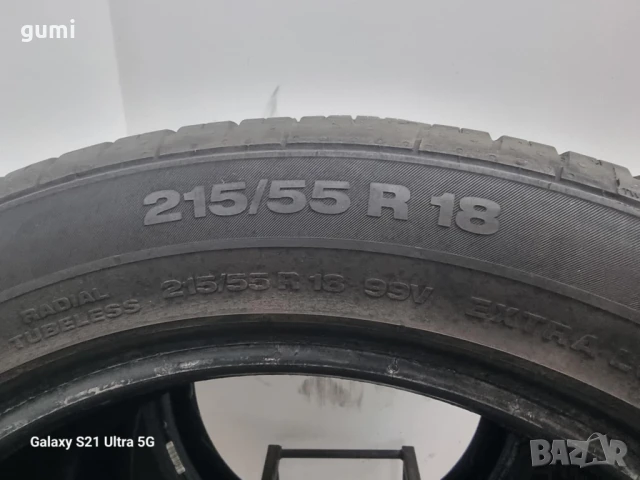 4бр летни гуми  215/55/18 CONTINENTAL L03639 , снимка 6 - Гуми и джанти - 51362598