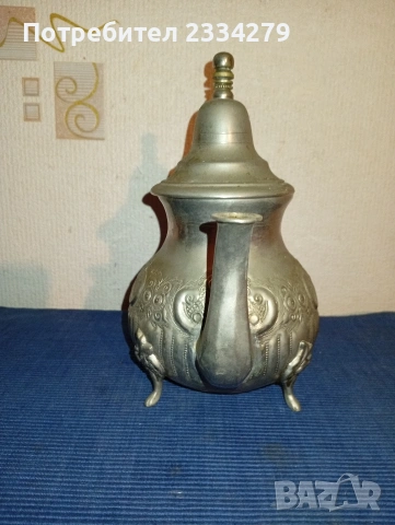 Стари кани чайници, красива масивна изработка., снимка 8 - Антикварни и старинни предмети - 54092987