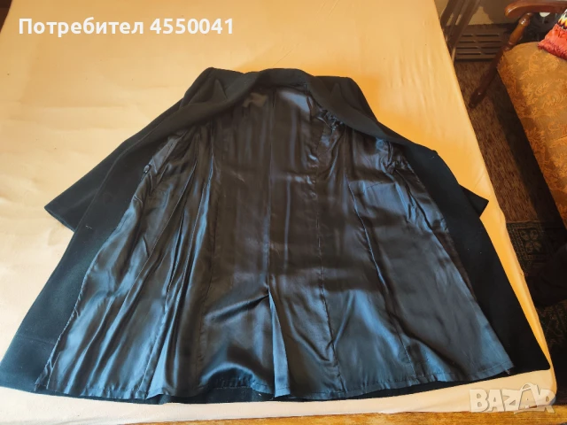 Дамско палто черен цвят, снимка 4 - Палта, манта - 51214274