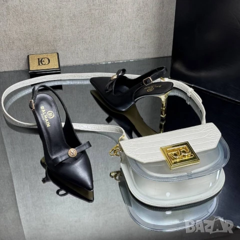 обувки на ток balmain , снимка 3 - Дамски ежедневни обувки - 50669054