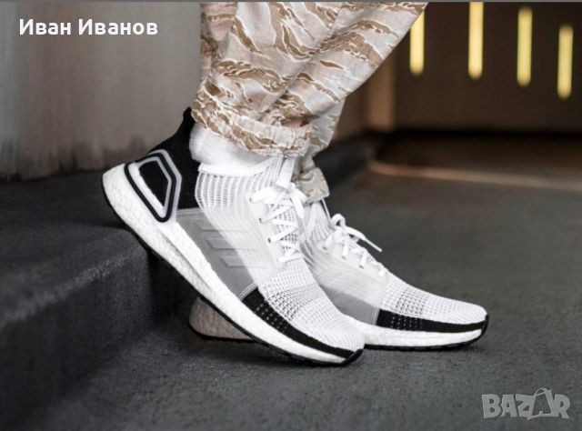 оригинални маратонки ADIDAS ULTRABOOST 19 "PANDA"  номер 44-44,5, снимка 8 - Маратонки - 46351386