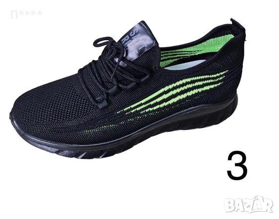 Мъжки спортно-елегантни маратонки с дишаща материя и мека подплата, снимка 2 - Спортно елегантни обувки - 46392148