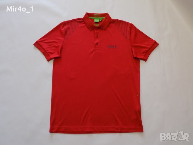 Тениска hugo boss блуза потник фанела риза яка оригинална мъжка S, снимка 1 - Тениски - 45287595