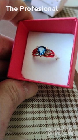 Дамски златен пръстен, снимка 2 - Пръстени - 53677322