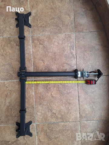 BONTEC стойка за два монитора, регулируема, снимка 8 - Монитори - 52065917