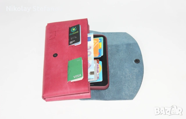 Дизайнерски оригами портфейл, снимка 4 - Портфейли, портмонета - 53373385