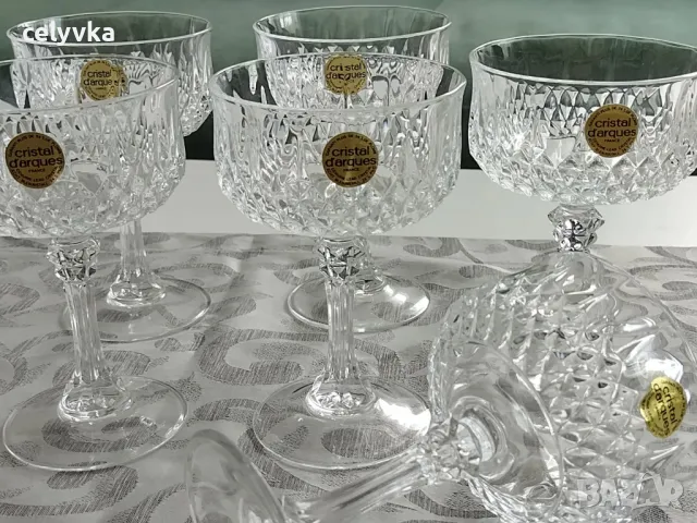 Криснален сервиз Cristal d’Arques, снимка 4 - Сервизи - 49748932