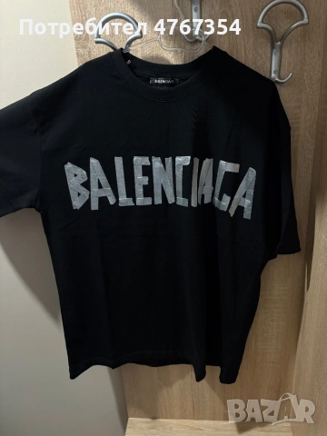 Мъжка тениска Balenciaga, снимка 2 - Тениски - 53857016