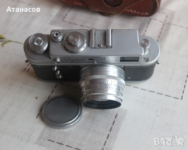 Обектив Юпитер 8 + фотоапарат Зоркий 4 , снимка 6 - Обективи и филтри - 53761533