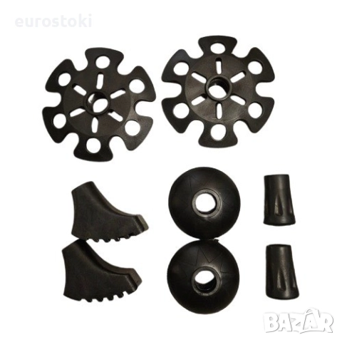 Карбонови телескопични трекинг щеки Forest tales с дръжките от корк - Телескопични ултра леки карбон, снимка 2 - Спортна екипировка - 52852377