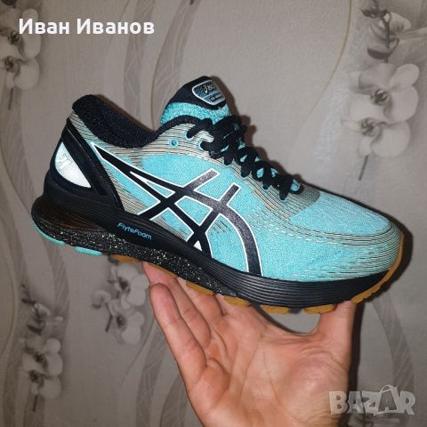 маратонки Asics Gel Nimbus 21 Winterized  Ice Mint  номер 39,5, снимка 3 - Маратонки - 37320732