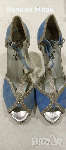 Дамски обувки Soffices Sogno – велурена подметка, за танци, снимка 3 - Дамски елегантни обувки - 53430327