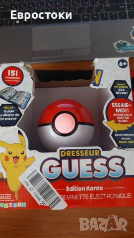 Топка Pokemon Trainer Guess - Kanto Edition Toy. Говори на френски, снимка 5 - Образователни игри - 45900687