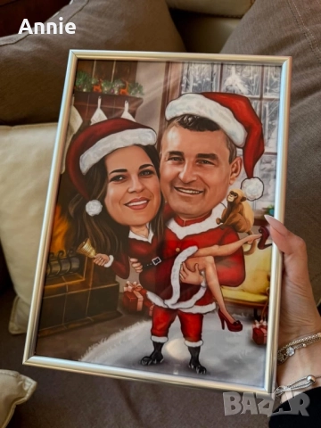 Дигитални коледни карикатури и портрети!