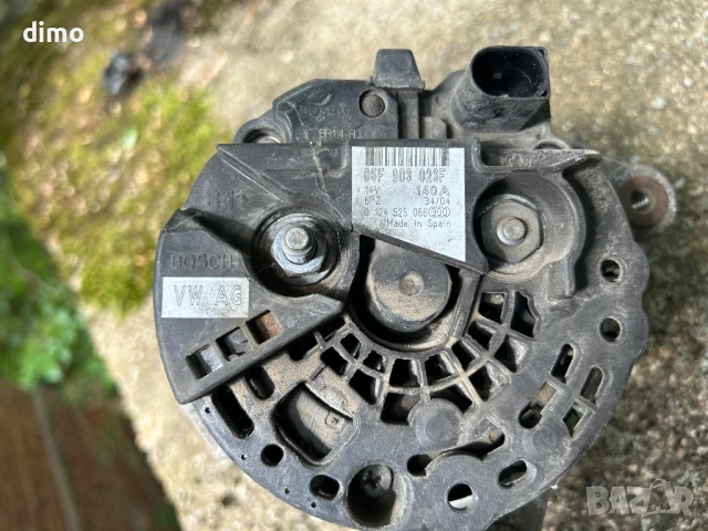 Алтернатор VW Seat Audi Skoda 1.9 2.0 tdi 06F903023F 140A генератор динамо, снимка 2 - Части - 50962775