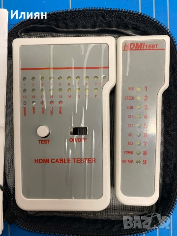 ТЕСТЕР ЗА HDMI КАБЕЛИ WZ-0017 LOGILINK, снимка 2 - Кабели и адаптери - 52975830