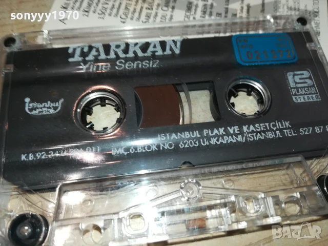 TARKAN-ORIGINAL TAPE 2905251943, снимка 2 - Аудио касети - 50475768