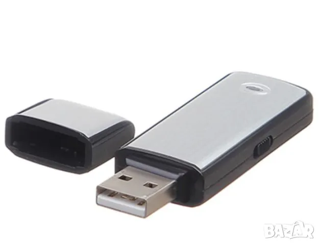 USB Диктофон Аудиорекордер Скрит Подслушвател Звукозаписвач със Собствена Памет 8/16/32 GB Капацитет, снимка 2 - Аудиосистеми - 38225509