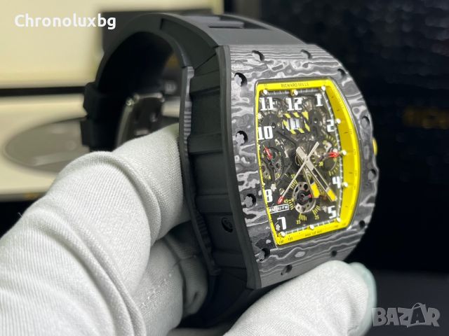 Richard Mille RM 011 Felipe Massa Yellow  клонинг, снимка 3 - Мъжки - 46677096