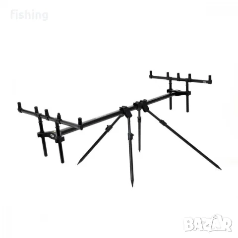 ШАРАНДЖИЙСКА Стойка Rod pod Carp Pro D-Carp 3-4 въдици, снимка 10 - Екипировка - 47005488