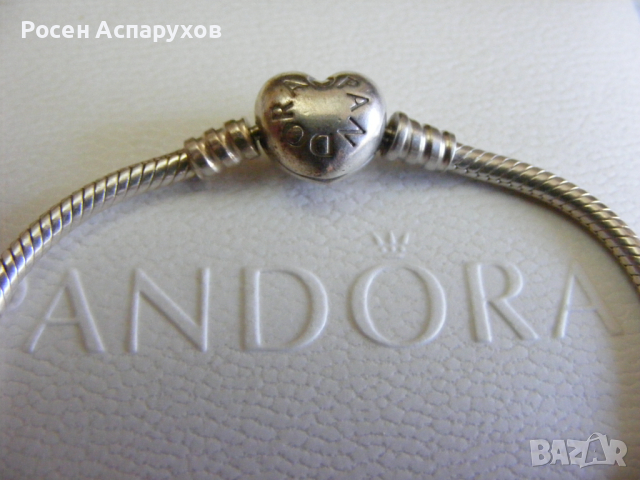 Сребърна Гривна PANDORA, снимка 5 - Гривни - 45020071