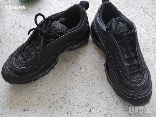 Nike air max 97 черни 35.5 -22.5см, снимка 8 - Детски маратонки - 47503999