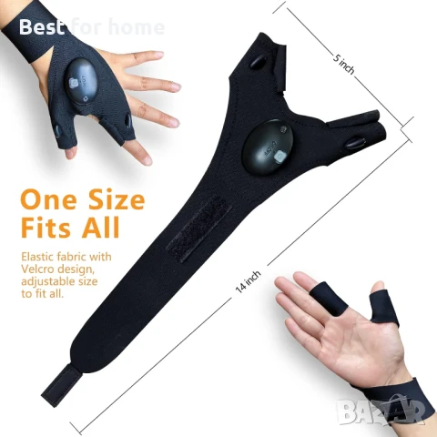 LED фенерче Ръкавици, снимка 3 - Къмпинг осветление - 51192004