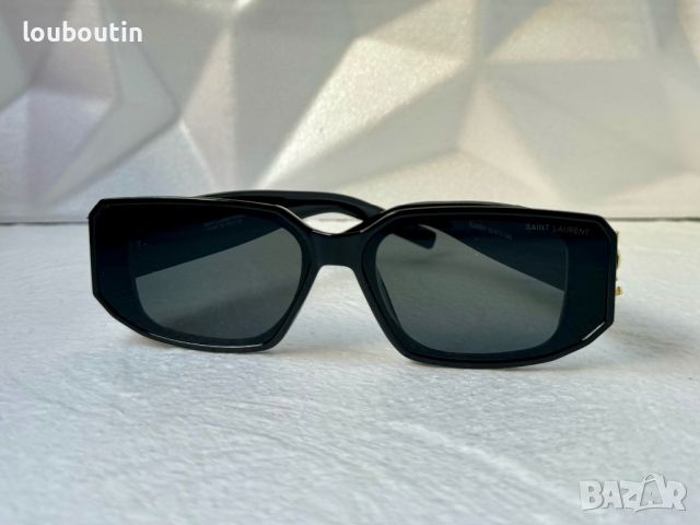 YSL Saint Laurent 2024 дамски слънчеви очила правоъгълни, снимка 4 - Слънчеви и диоптрични очила - 45440355