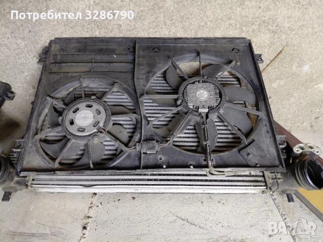 воден и климатичен радиатор,интеркулер и перки за охлаждане за ауди а3 8P, снимка 2 - Части - 52313737