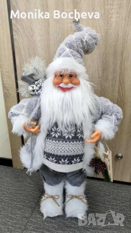 Коледна фигура Дядо Коледа – създай празнично настроение у дома!, снимка 3 - Декорация за дома - 52313668