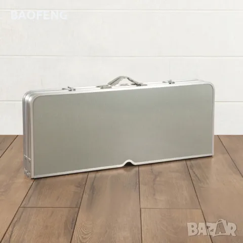 %@! Нови  Алуминиева сгъваема маса с 4 стола за пикник ,85x67x67 см тип куфар от ВНОСИТЕЛ, снимка 16 - Къмпинг мебели - 50102209