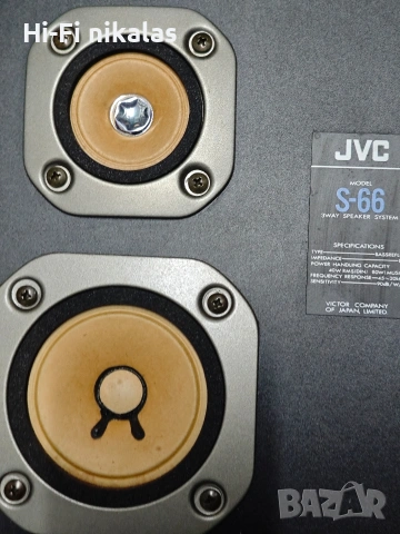 стерео Hi-Fi тонколони JVC S-66B (за части), снимка 5 - Тонколони - 53372004