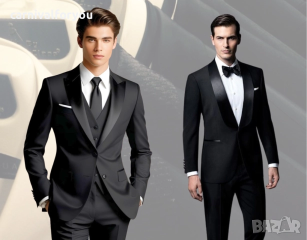Луксозни мъжки костюми под наем , снимка 6 - Костюми - 44877078