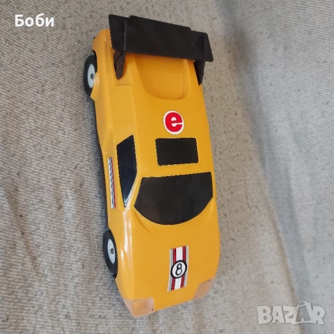 Стара Рядка Българска Соц Пластмасова Играчка на Батерии Кола Мерцедес C111, снимка 9 - Колекции - 51217025