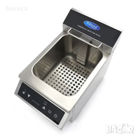 Индукционен фритюрник 8 литра - LED дисплей, студена зона и таймер, снимка 6 - Обзавеждане на кухня - 51296192