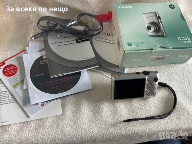 ЗА РЕМОНТ ИЛИ ЗА ЧАСТИ! Цифров фотоапарат Canon IXUS 220 HS