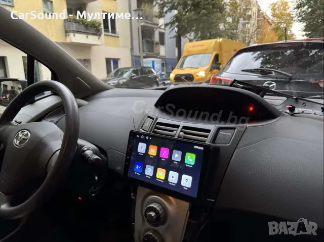 Toyota Yaris - 9" Android 14 Мултимедия Тойота Ярис 2005 - 2012 CarPlay Навигация Андроид, снимка 4 - Аксесоари и консумативи - 49823111