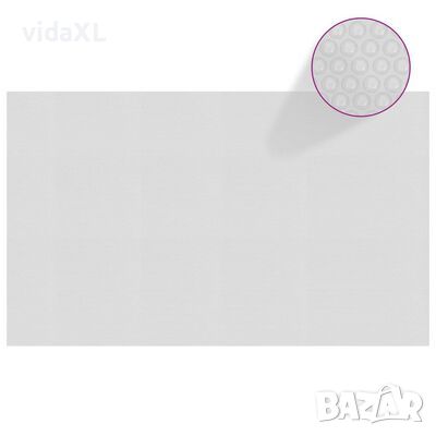 vidaXL Плаващо соларно покривало за басейн PE 1000x600 см сиво（SKU:93017, снимка 1 - Басейни и аксесоари - 45910878