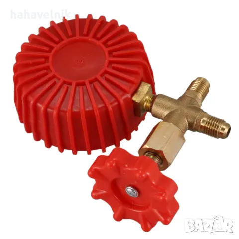 Кран с манометър високо налягане за фреон R12 R22 R502, снимка 3 - Аксесоари и консумативи - 50370431