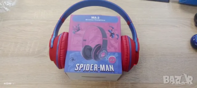 Безжични Bluetooth слушалки Спайдър-мен / Spider-Man, снимка 1 - Bluetooth слушалки - 47039789