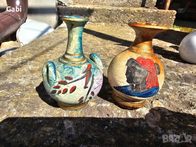 Сет от две авторски миниатюри „Античен полъх“, снимка 2 - Антикварни и старинни предмети - 53892706