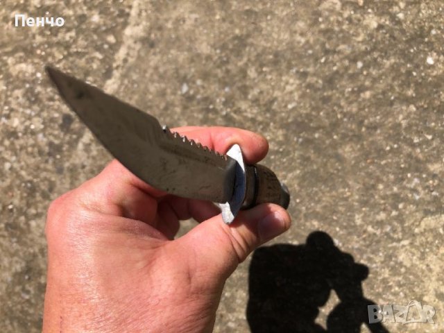 стар ловен нож, снимка 12 - Ножове - 45591955