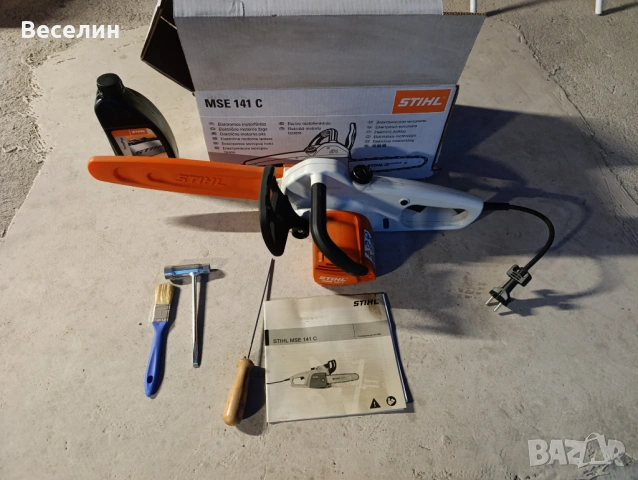 Моторен верижен трион Stihl MSE 141 C, снимка 2 - Моторни триони/резачки - 53625106