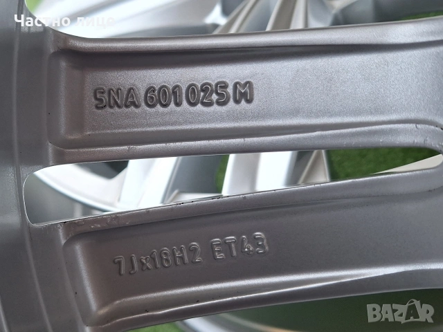 Продавам 4бр оригинални 18-ки джанти за Фолксваген Тигуан, Голф 5,6,7,8, Туран, Пасат, Ти-рок , снимка 10 - Гуми и джанти - 53877147