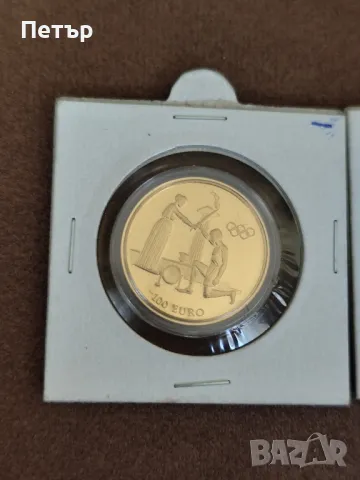 100 Евро Гърция Атина Олимпийските игри , снимка 5 - Нумизматика и бонистика - 50018881