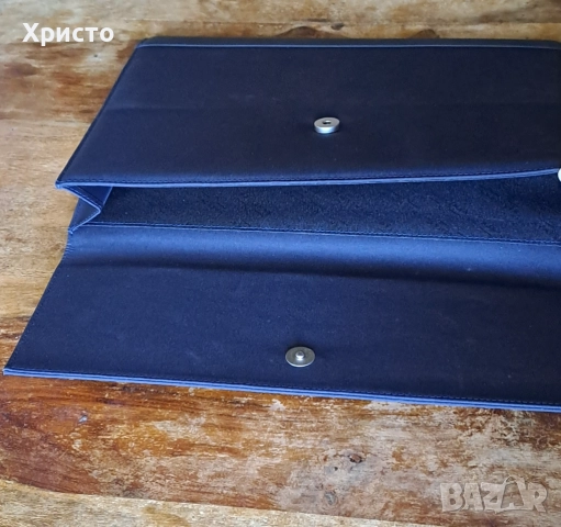 чанта папка луксозна за документи синя Марксман Marksman Размер А4, снимка 6 - Ученически пособия, канцеларски материали - 52349682
