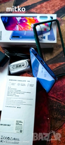 SAMSUNG GALAXY A70-ПЕРФЕКТНО СЪСТОЯНИЕ.ПЪЛЕН КОМПЛЕКТ , снимка 13 - Samsung - 53562657