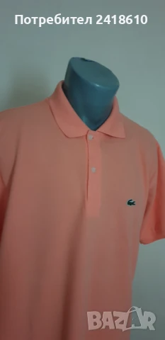 Lacoste Pique Cotton Slim Fit Mens Size 7 - 2XL ОРИГИНАЛ! Мъжка Тениска!, снимка 2 - Тениски - 50658445